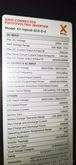 Střídač Solax X3 Hybrid 10.0 kW - fotovoltaika - 11