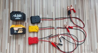 Startovací kabely,pro Aku Makita/DeWALT/Milwauk/BOSCH - 11