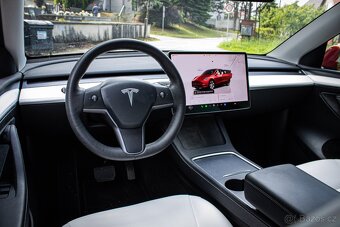 Tesla Model Y Long Range AWD, Biely interiér, Tepelko, DPH - 11