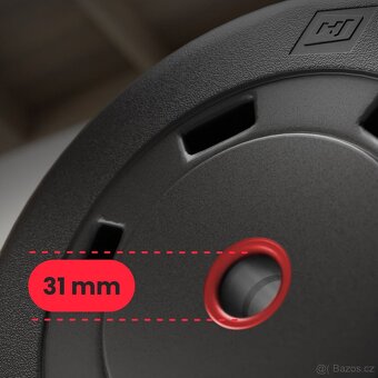 Domácí posilovna - lavice, 2x sada závaží, osa, trenažér aj - 11