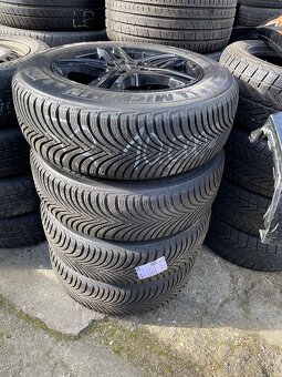Zánovní Alu kola 5x112 včetně zimních pneu 215/65 R17 - 11