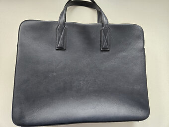 Pánská kožená taška Baldinini tmavě modrá - 11