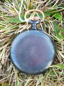 Starožitné kapesní brynýrované kapesní hodinky CHRONOMETRE - 11