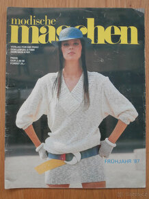 11 x německý módní časopis MODISCHE MASCHEN. 1982 - 1987 - 11