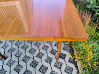 Retro jídelní rozkládací stůl Mier Topolčany - 60 léta - 11