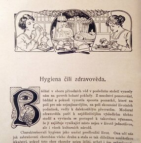 Starožitné lékařské knihy Domácí lékařka, oba dva díly, 1923 - 11