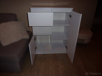 Komoda bílá 70 cm - 11