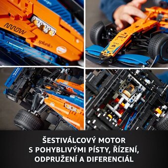 LEGO MCLAREN TECHNIC 42141 ZÁVODNÍ AUTO F1 NEROZBALENÉ NOVÉ - 11