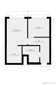 Pronájem bytu 2+kk, Laudova, Řepy, 33 m2 - 11