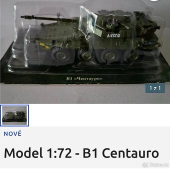 Modely tanků a jiné vojenské techniky 1/72 - 11