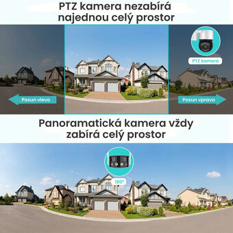 4MP 2K panoramatická 180° WiFi IP kamera - 11