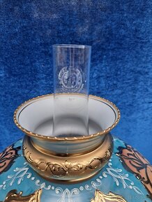 Petrolejová lampa orient. motiv - 11