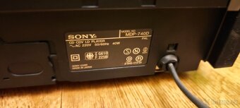 Laserdisc přehrávač Sony Mdp 740D, Champagne,čti popis. - 11