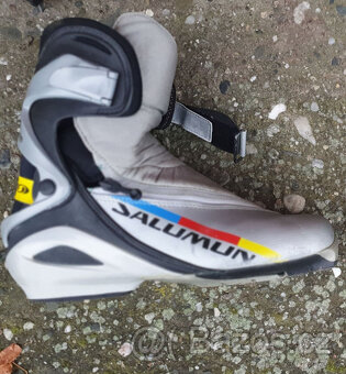 Běžky FISCHER SALOMON Skate, boty Combi 7,5, Hůlky - 11