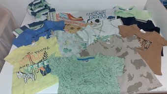 Set chlapeckého oblečení a botiček-vel. 74-86 /9-18 měs. - 11