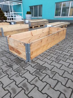 Paletové ohrádky dřevěné různé velikosti - snížení cen - 11