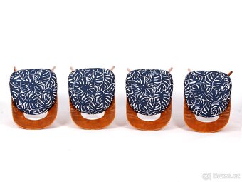 Vyhledávané kvalitníí židle O. Heardtl, 100 % stav, 4 ks. - 11