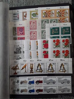 Spec.sbírka známek Německa po 1945 -okraje,bloky,pásky... - 11
