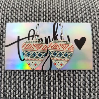 Náušnice z kytarových trsátek - 11