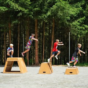 Set 4 Vault boxes, překážka na parkour (použité) - 11