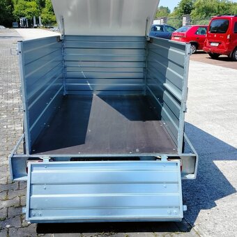 Přívěsný vozík -nástavba +uzamykatelné víko 2,06mx1,11mx1,0m - 11