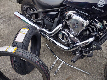 Kawasaki Vulcan VN900 Custom, nové pneu, po servisu - - 11