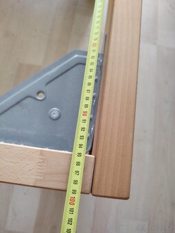 Postel masivní buková 200 x 90 cm + rošt Matraflex - 11
