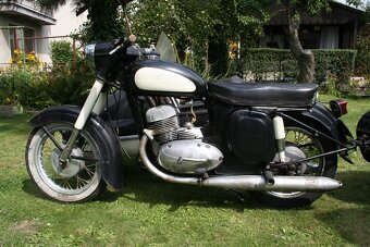 Jawa 350 + sidecar + vozík PAV - 11