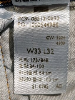 Pánské džíny Levi's 513 Slim W33/L32=43/107cm p168 - 11