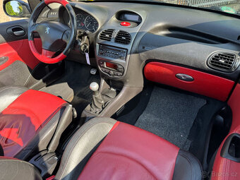 Peugeot 206 1.6 Benzín – TOP STAV, černý, kůže, STK 2027 - 11