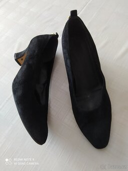 dámské kozačky kožené vel.38 černé a hnědé - 11