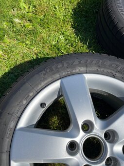 ALU letní s ada originál VW 205/55 R16 91V 5x112 jako nová - 11