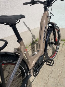 Nové elektrokolo HAIBIKE Trekking 8 Low i750 Wh - hnědá barv - 11