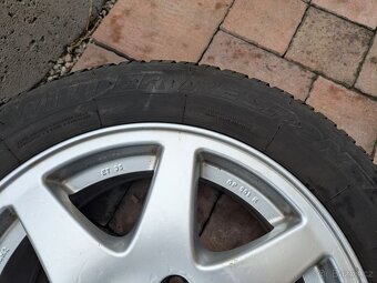 4x alu disky 6½Jx15 H2 ET35 + zimní pneu – Škoda, VW, Seat - 11