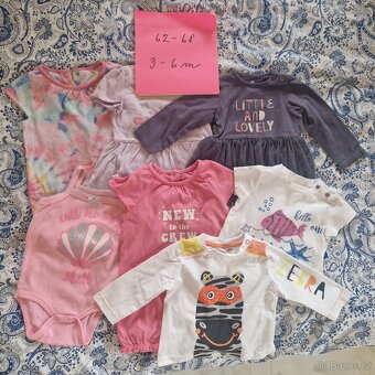 Balík oblečení pro holčičku do 1 roku - 11