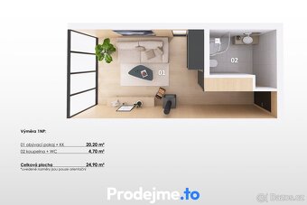 Prodej Loftu 1+kk, 34 m2 - Dobšice, ev.č. 100155 - 11