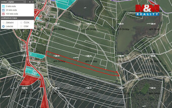 Prodej pole, 11369 m², Zbýšov - 11