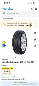 Letní pneu Michelin 235/45/18 R 98Y - 11