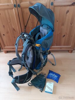 Krosna,nosítko Deuter Comfort II,stříška,pláštěnka,stupačky - 11