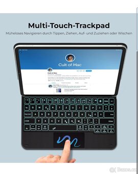 Pouzdro s klávesnicí a trackpadem, Dracool pro iPad 10. gen - 11