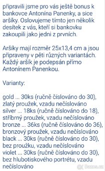 5ks Antonín Panenka 75 - bankovní arch - 11
