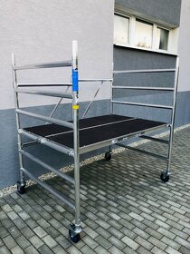 Pojízdné hliníkové lešení. AL 135 z Nástavbou - ZESÍLENÉ - 11