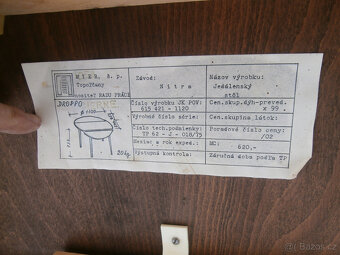 Stůl kulatý RETRO skládací za 500 kč - 11