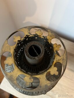 Starožitná petrolejová lampa - 11
