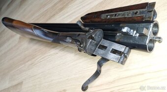 LUXUS.ANGLICKÁ BROKOVNICE J&W TOLLEY HAMMER CAL.12/65+NITRO+ - 11