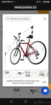 Stropní držák /výtah na kolo dunlop - 11