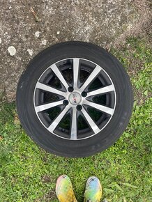 ALU kola R15 Platin P69 + letní pneu + TPMS senzory - 11