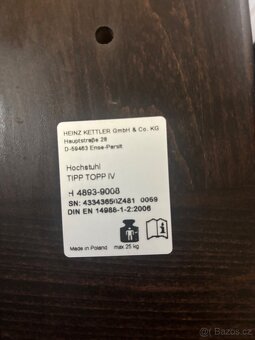 Dětská rostoucí jídelní židlička - 11