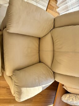 Kožené polohovací křeslo - 11