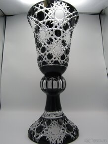 set vázy barevný křišťál ceasar crystal dekor Flake - 11